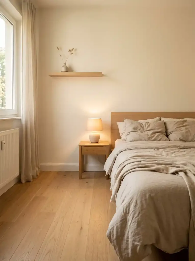 Leave Deliberate Empty Space Near the Bed