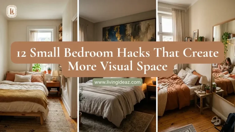 12 Small Bedroom Hacks That Create More Visual Space