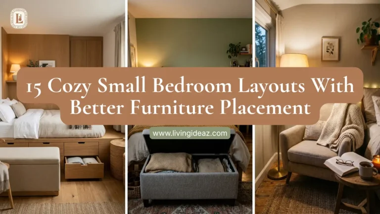 15 Cozy Small Bedroom Layouts With Better Furniture Placement