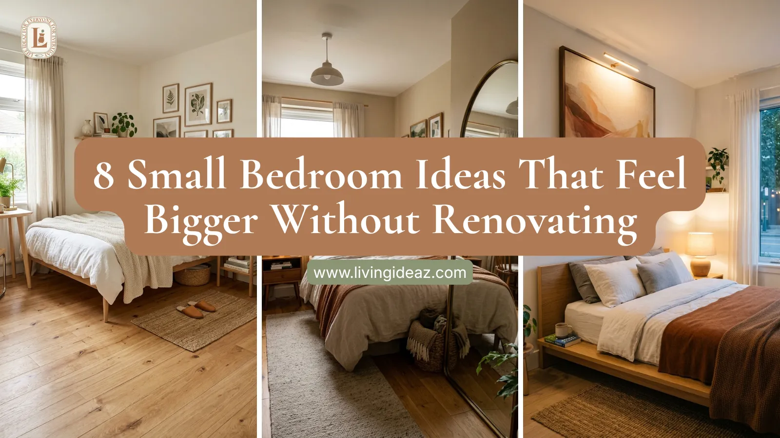8 Small Bedroom Ideas That Feel Bigger Without Renovating