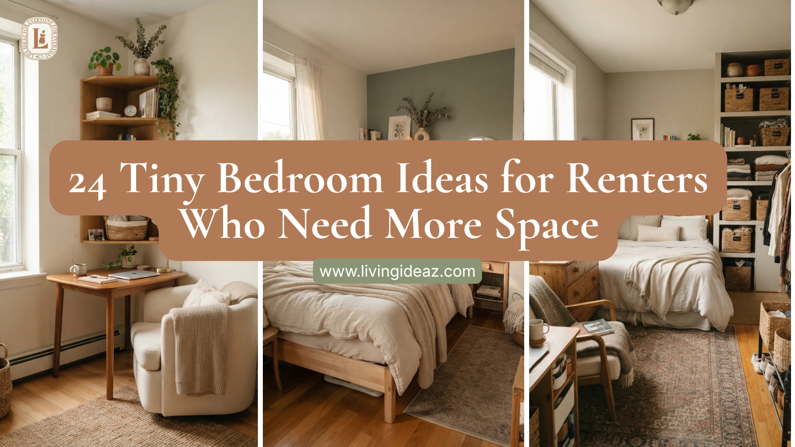 24 Tiny Bedroom Ideas for Renters Who Need More Space