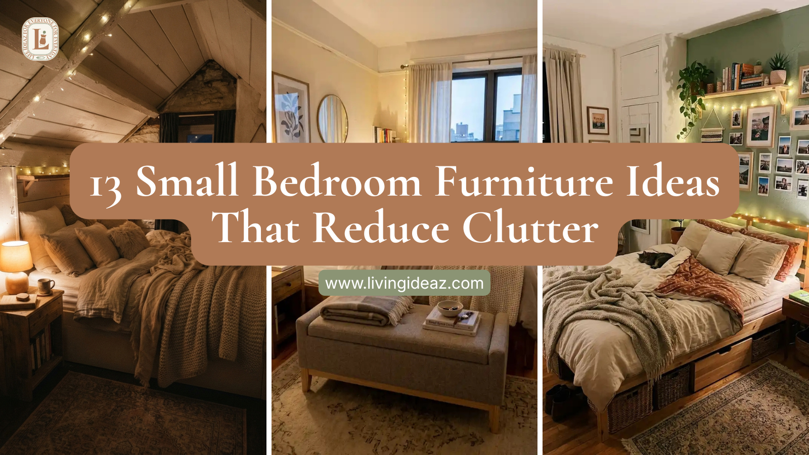 13 Small Bedroom Furniture Ideas That Reduce Clutter