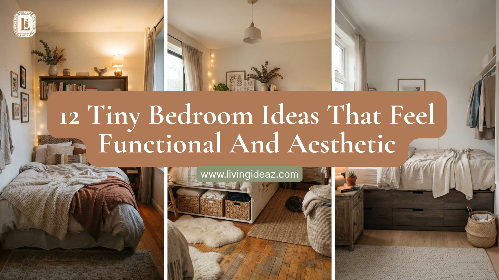 12 Tiny Bedroom Ideas That Feel Functional And Aesthetic