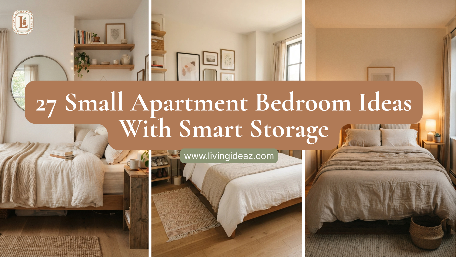 27 Small Apartment Bedroom Ideas With Smart Storage
