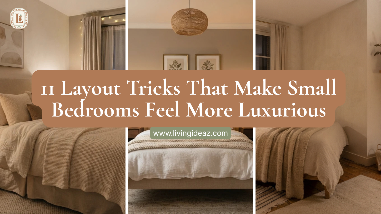 11 Layout Tricks That Make Small Bedrooms Feel More Luxurious
