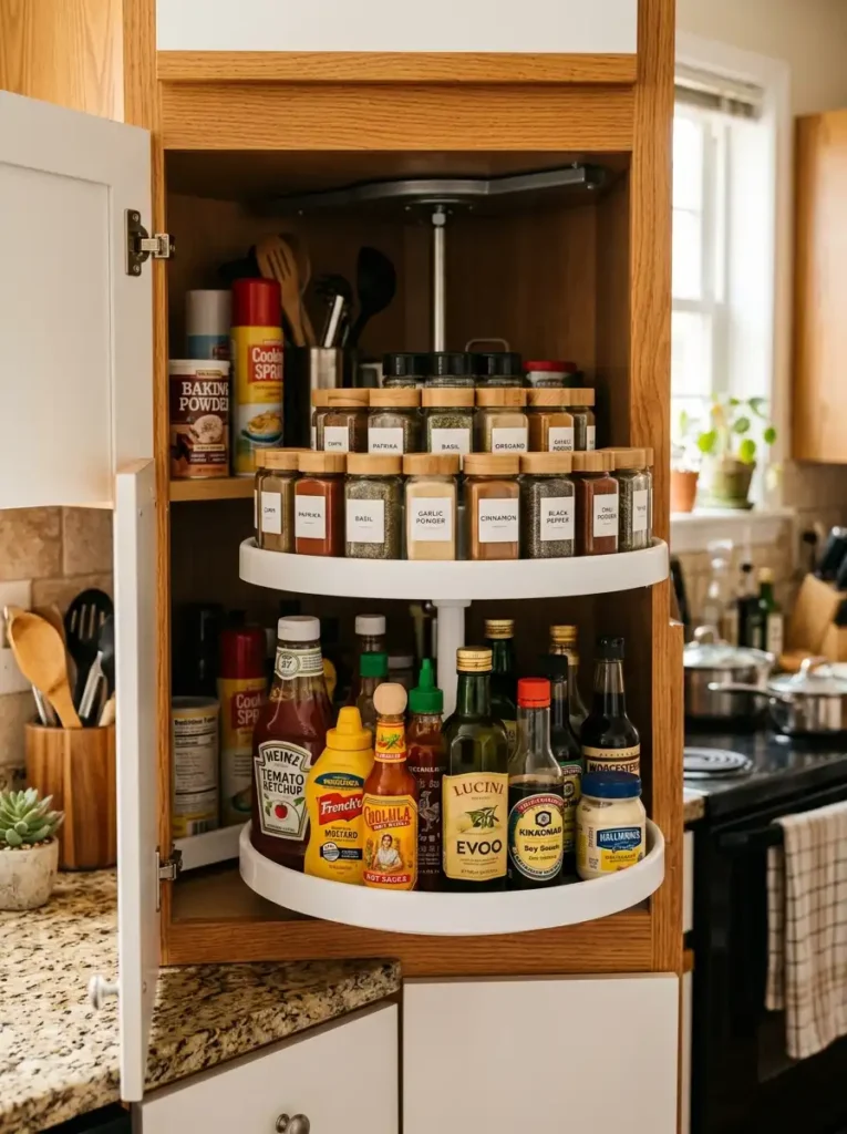Create a Lazy Susan Corner or Turntable System