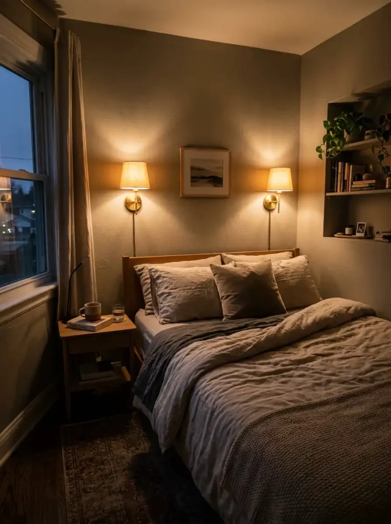 Position the Bed Near Warm Ambient Light Sources