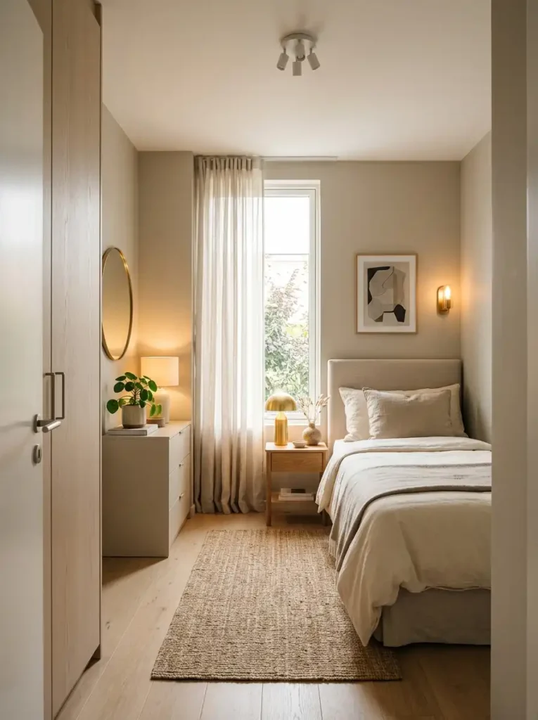 Balance Storage and Bed Placement Across the Room