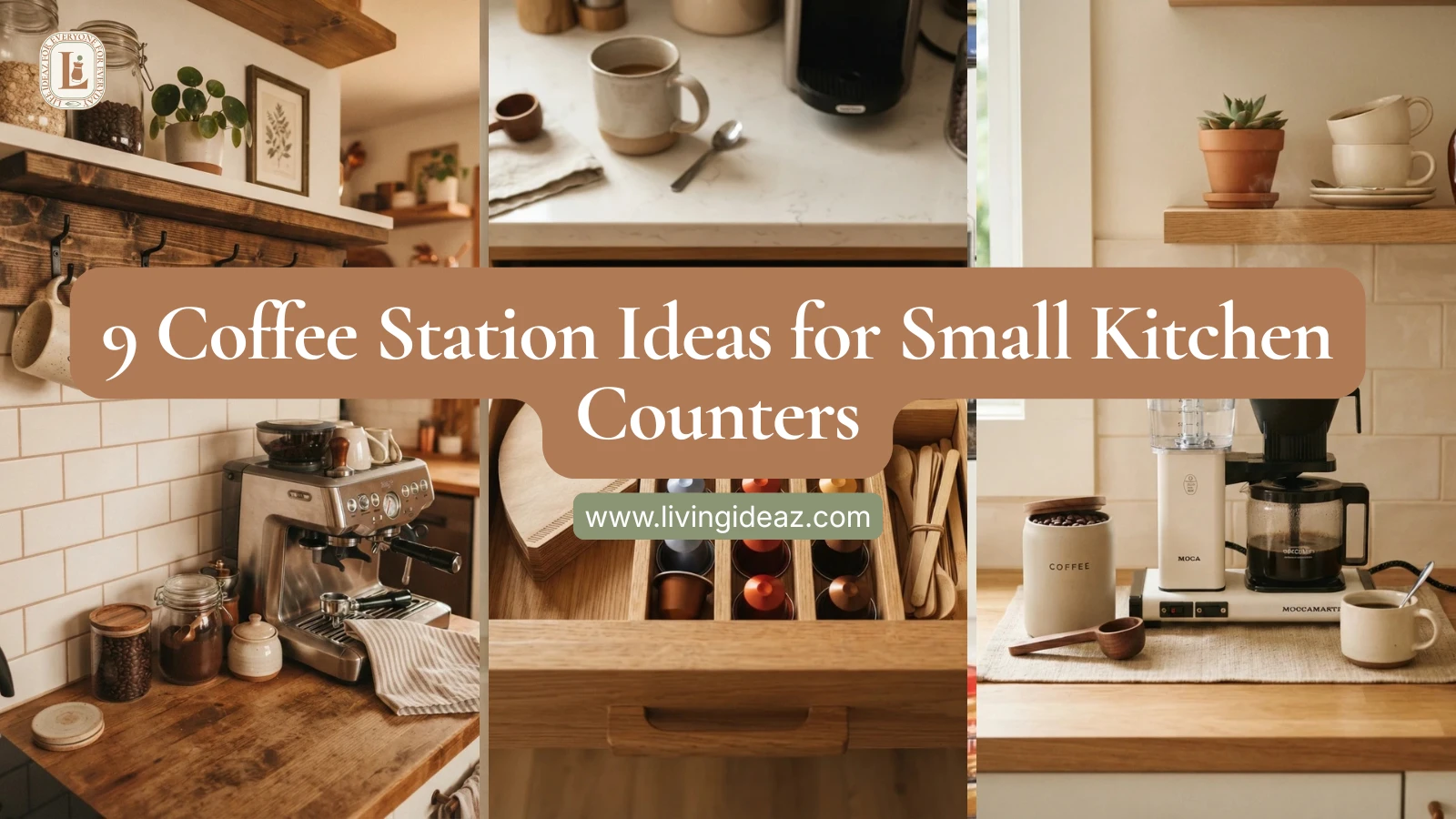 9 Coffee Station Ideas for Small Kitchen Counters