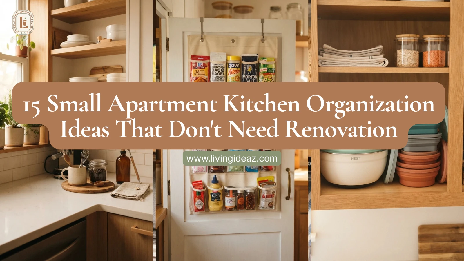 15 Small Apartment Kitchen Organization Ideas That Don't Need Renovation