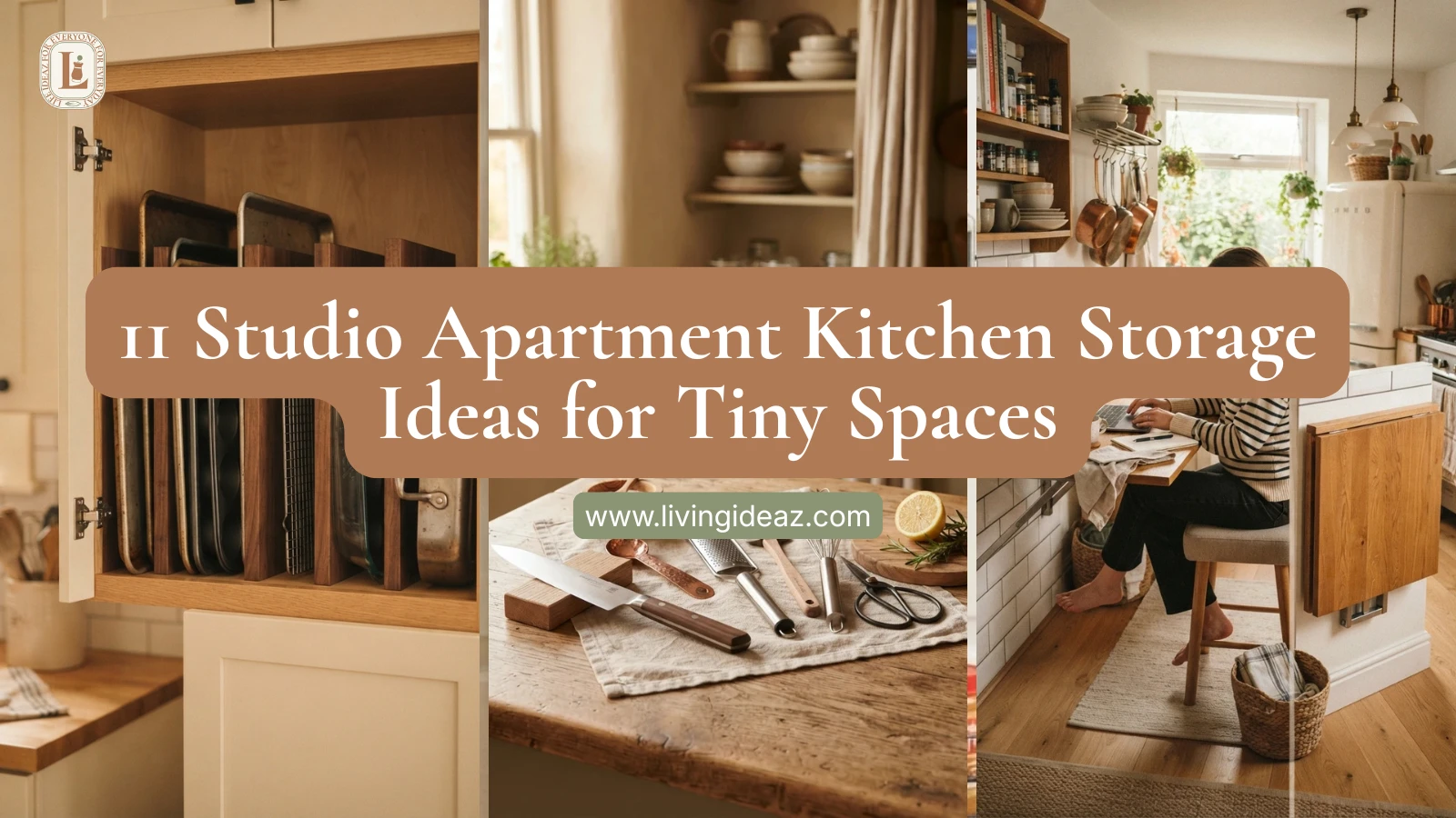 11 Studio Apartment Kitchen Storage Ideas for Tiny Spaces