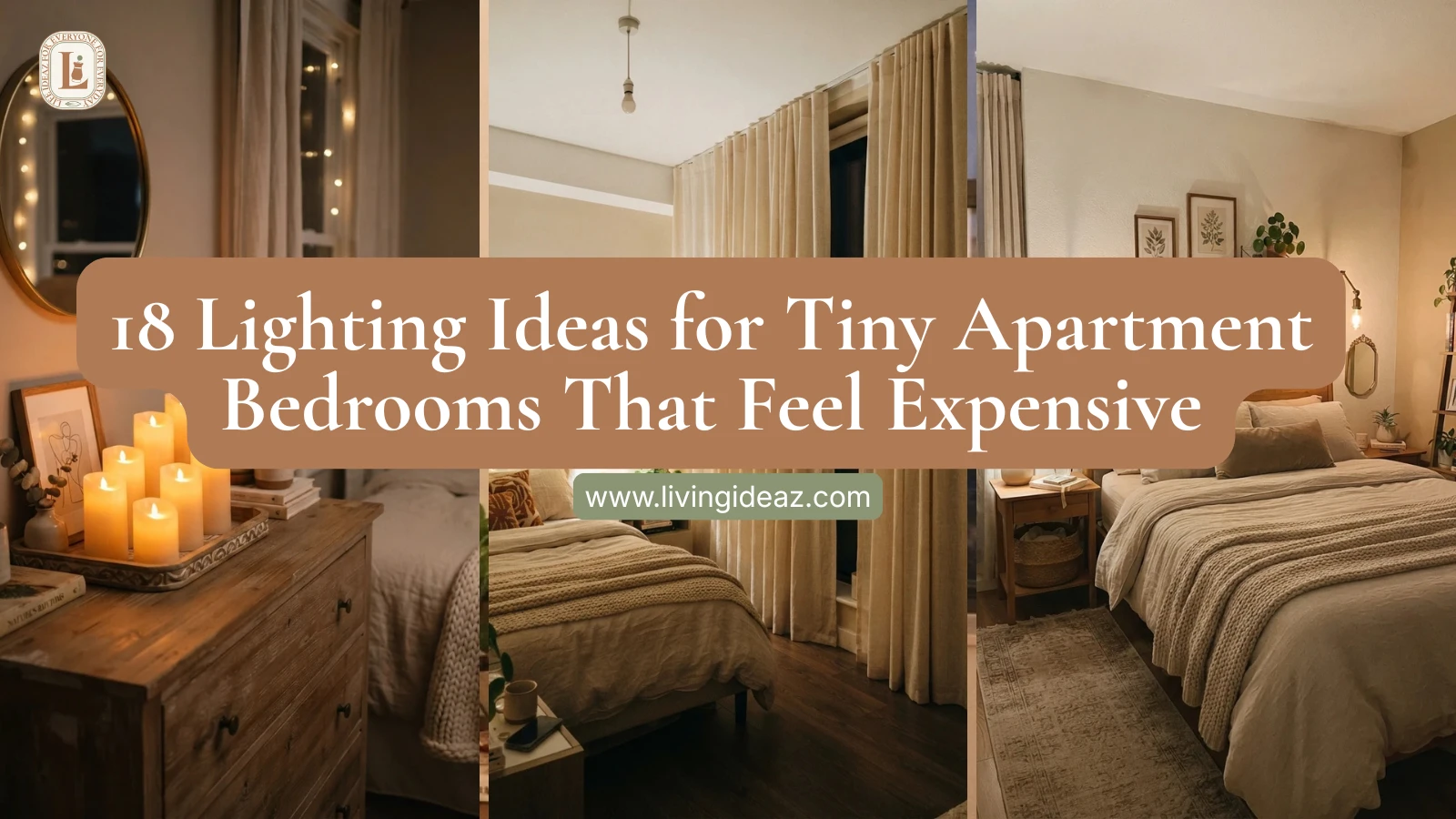 18 Lighting Ideas for Tiny Apartment Bedrooms That Feel Expensive