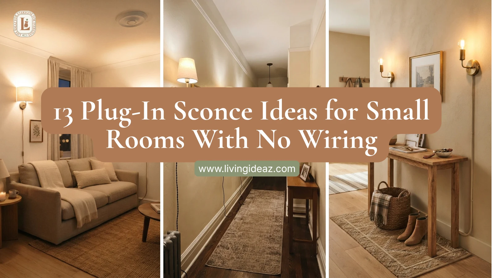 13 Plug-In Sconce Ideas for Small Rooms With No Wiring