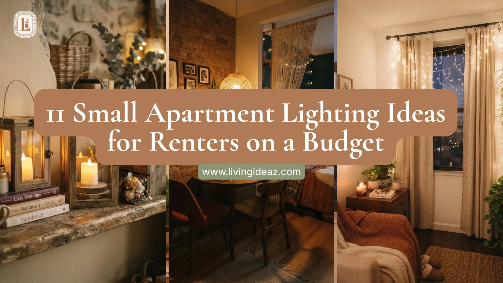 11 Small Apartment Lighting Ideas for Renters on a Budget