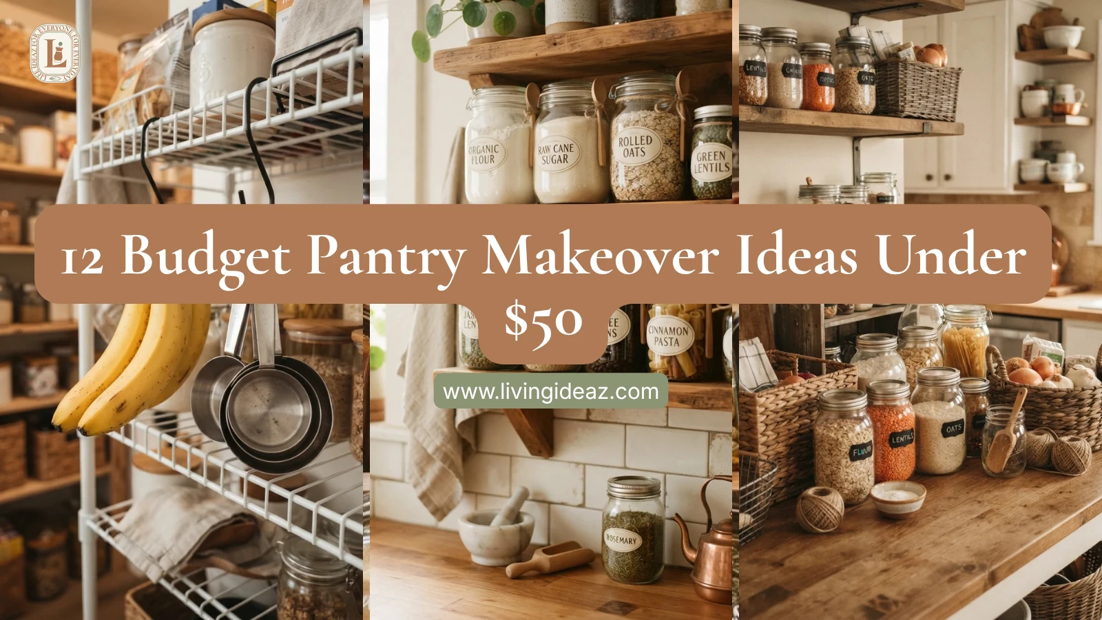 12 Budget Pantry Makeover Ideas Under $50
