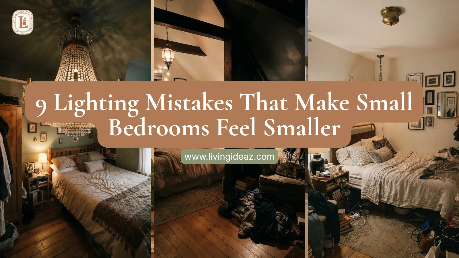 9 Lighting Mistakes That Make Small Bedrooms Feel Smaller