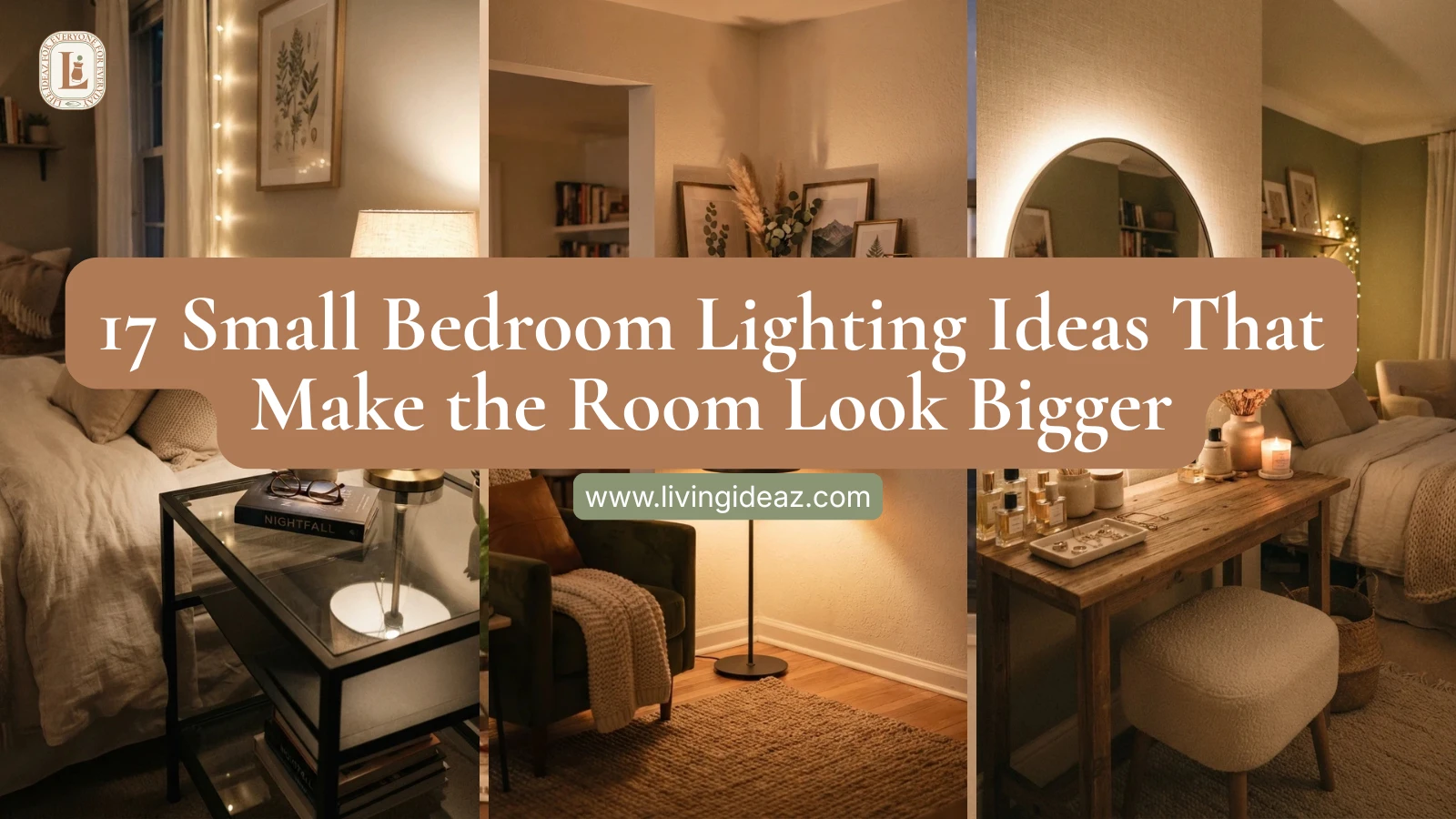 17 Small Bedroom Lighting Ideas That Make the Room Look Bigger