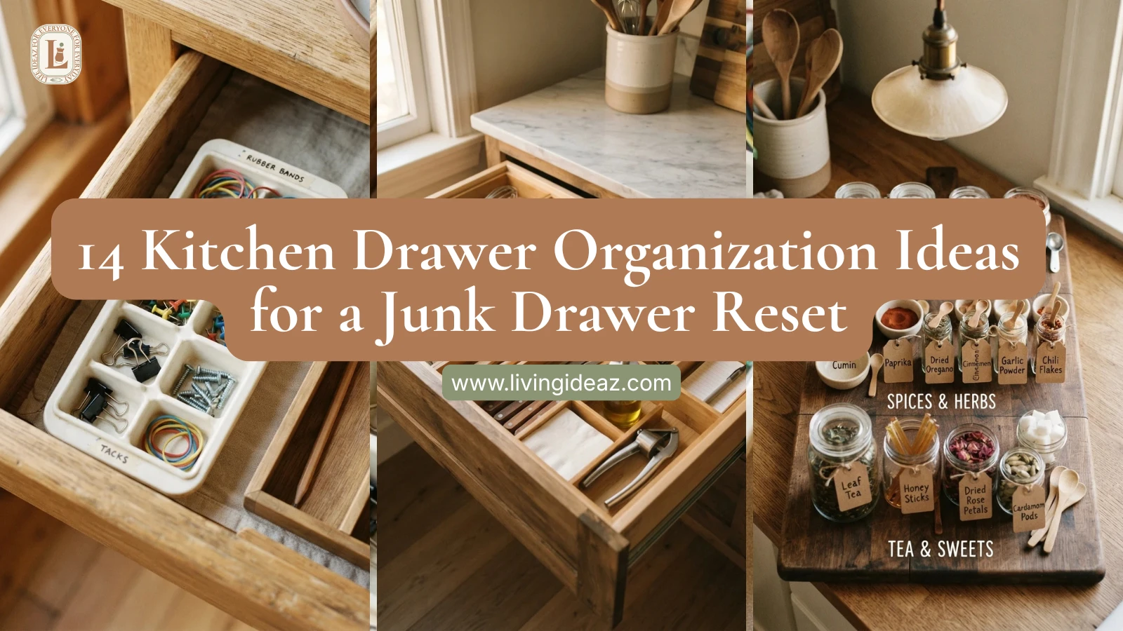 14 Kitchen Drawer Organization Ideas for a Junk Drawer Reset