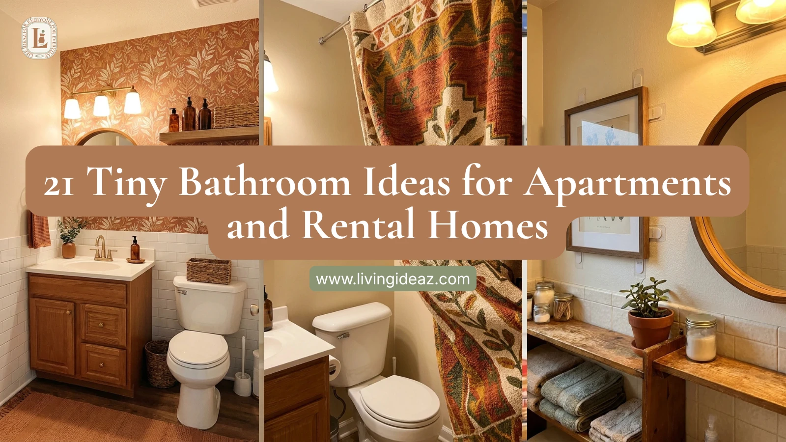 21 Tiny Bathroom Ideas for Apartments and Rental Homes