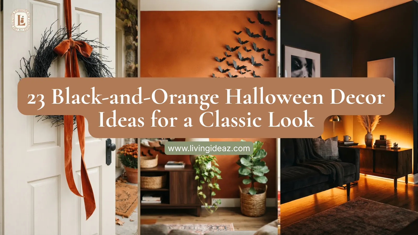 23 Black-and-Orange Halloween Decor Ideas for a Classic Look