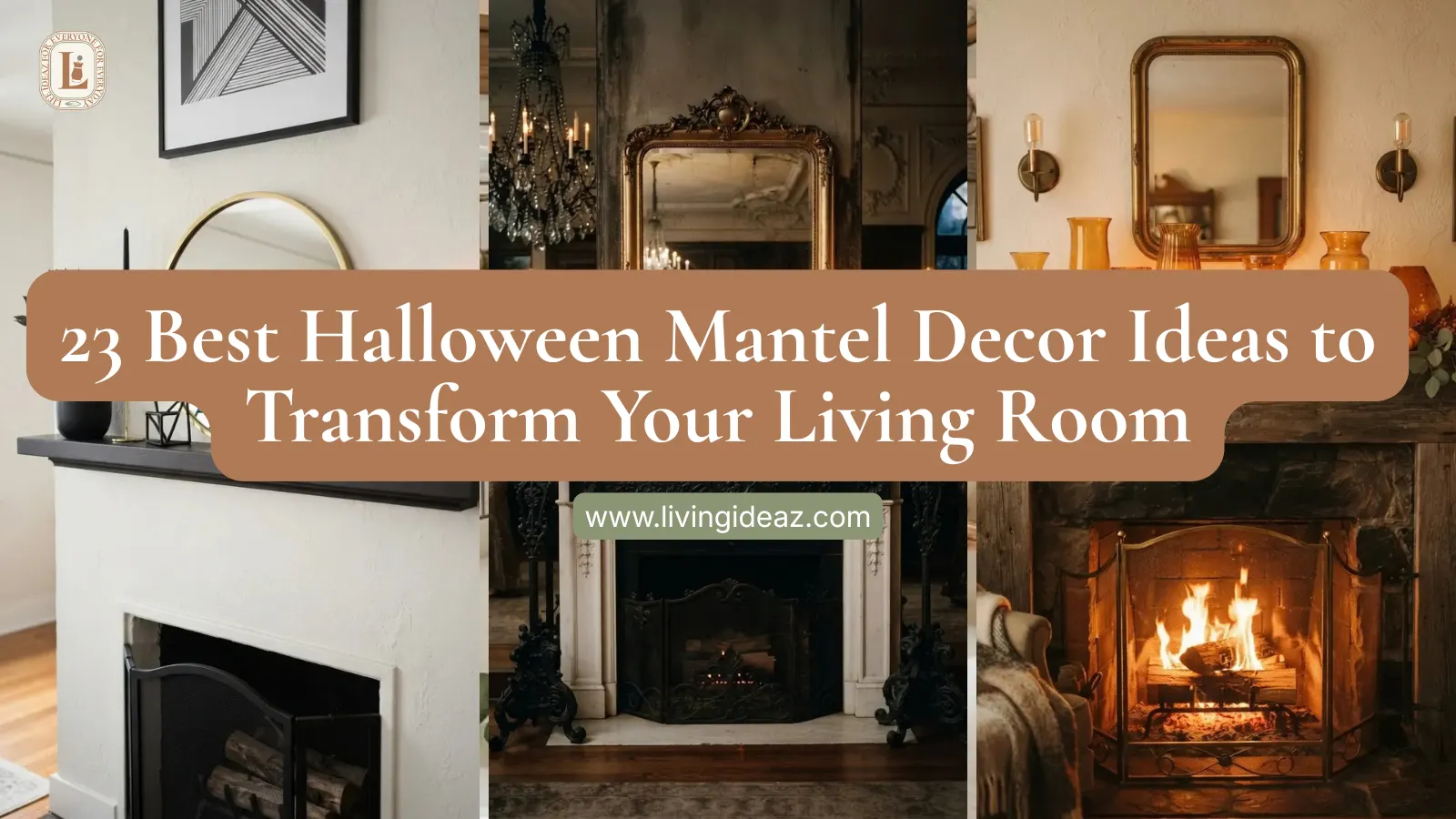 23 Best Halloween Mantel Decor Ideas to Transform Your Living Room