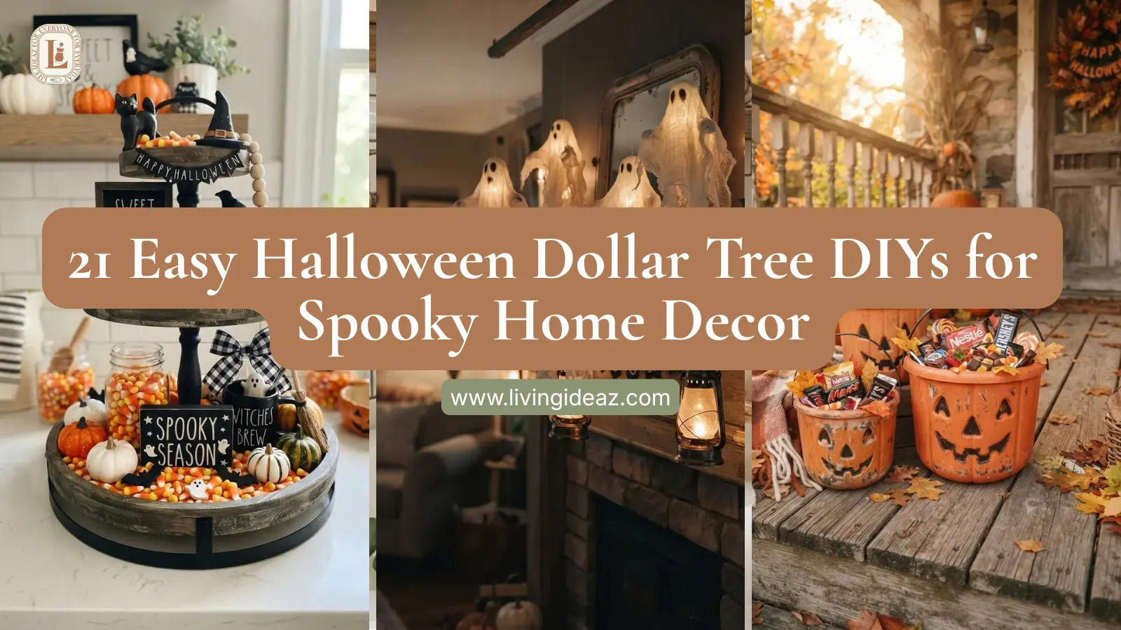 21 Easy Halloween Dollar Tree DIYs for Spooky Home Decor