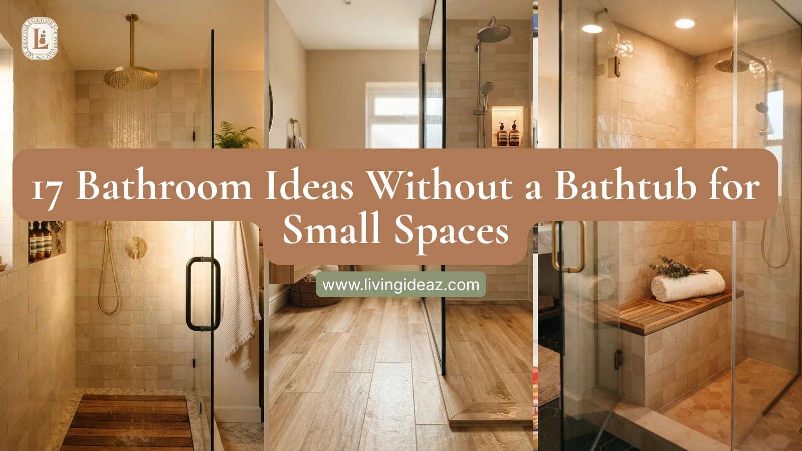 17 Bathroom Ideas Without a Bathtub for Small Spaces