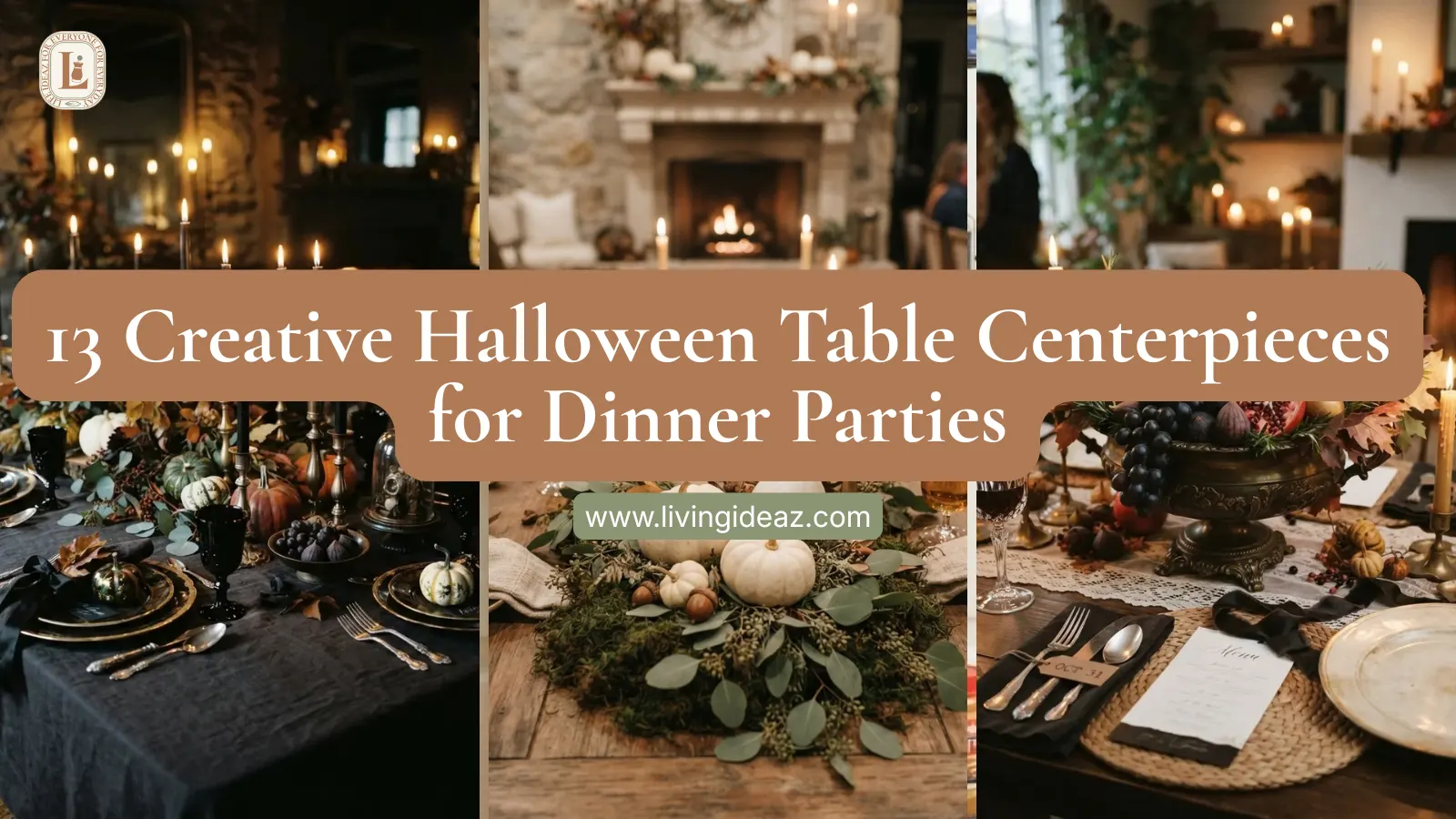 13 Creative Halloween Table Centerpieces for Dinner Parties